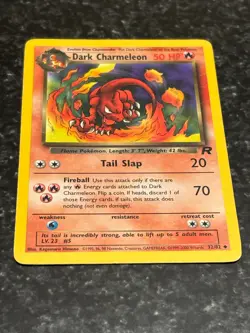 Dark Charmeleon 32/82 Team Rocket Regular Uncommon LP Vintage Pokemon Card 2000 - Image 3