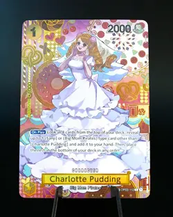 Charlotte Pudding OP03 SP PROXY CARD- ENGLISH- High Quality Texture - Image 1