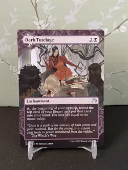 MTG-Dark Tutelage-Wilds of Eldraine: Enchanting Tales-NM - Image 1