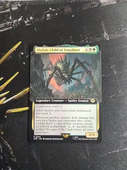 1x Shelob, Child of Ungoliant EXTENDED RARE Lord of the Rings LTR MTG Magic NM - Image 1