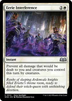 NM Foil Eerie Interference, MTG, Wilds of Eldraine, Magic the Gathering, 12 - Image 1
