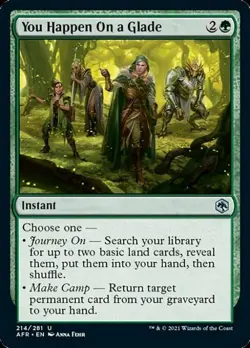 You Happen On a Glade - Near Mint MTG Adventures in the Forgotten Realms - Image 1