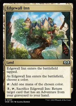 NM Foil Edgewall Inn, MTG, Wilds of Eldraine, Magic the Gathering, 255 - Image 1