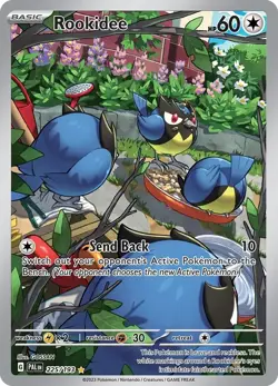 Pokemon TCG Card Rookidee 225/193 Paldea Evolved Illustration Rare Holo - LP - Image 1