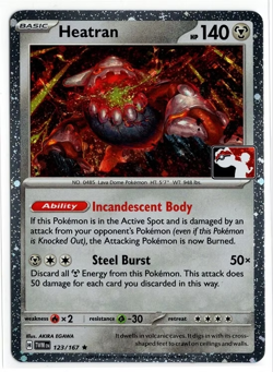 Heatran - Cosmos Holo - Prize Pack Series 123/167 TWM Pokemon Card NM - Image 1