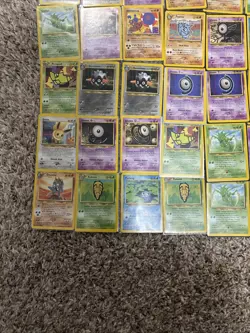 45 Card Lot of Pokemon Neo Discovery Non Holo Cards All Sleeved MP-NM Lot 20 - Image 2