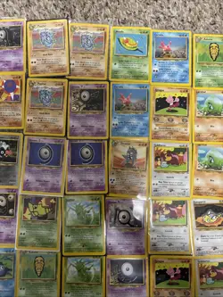45 Card Lot of Pokemon Neo Discovery Non Holo Cards All Sleeved MP-NM Lot 20 - Image 3