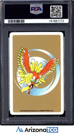 Pokemon 2000 Spinarak 167 Jack Of Diamonds Gold Playing Card Japanese PSA 9 - Image 2