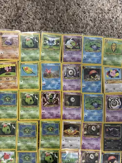45 Card Lot of Pokemon Neo Discovery Non Holo Cards All Sleeved MP-NM Lot 21 - Image 4