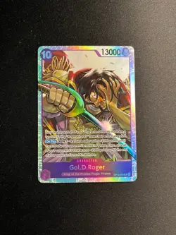 Gol.D.Roger OP13-064 SR ONE PIECE Tcg Card Game NM PURPLE - Image 1