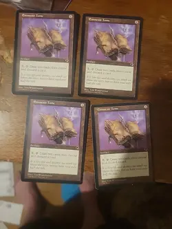 4x Emmessi Tome Tempest Magic the Gathering MTG Card Vintage Rare Artifact - Image 1