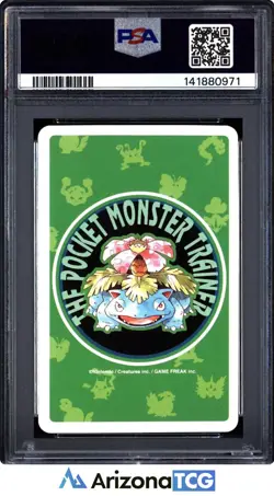 Pokemon 1996 Gym Leaders Joker Green Playing Cards Japanese PSA 9 - Image 2