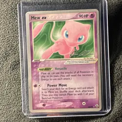 Pokemon Mew ex 88/92 World Championship Decks 2006 90 HP Card Ryo Ueda - Image 1