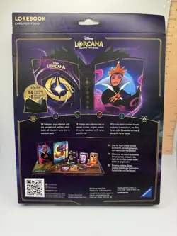 Disney Lorcana The First Chapter LoreBook Evil Queen Card Portfolio Binder NEW - Image 2