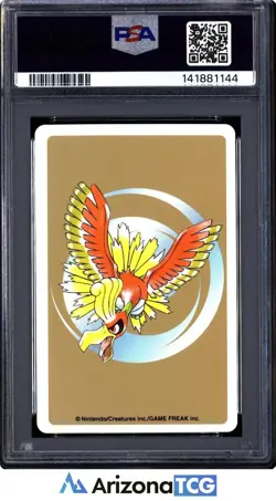 Pokemon 2000 Horsea 116 9 Of Spades Gold Playing Cards Japanese PSA 9 - Image 2