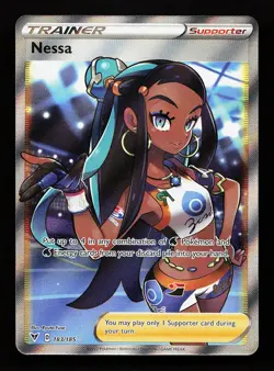 Nessa 183/185 Ultra Rare Vivid Voltage Pokemon Card - Image 1