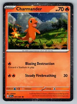 Charmander - (Cosmos Holo) Common Miscellaneous Cards & Products 007/091 NM - Image 1