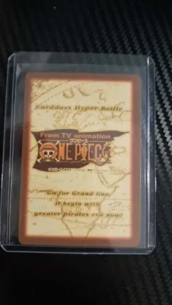 BANDAI One Piece Hyper Battle S34 ZORO HOLO FOIL SCARCE EARLY CARD - Image 2