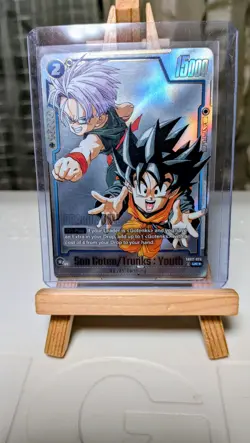 Son Goten/Trunks : Youth SB02-025 Alt Art Manga Booster 02 Dragon Ball Card Eng - Image 1