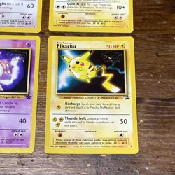 WB Presents POKEMON The First Movie BLACK STAR PROMO SET of 4 cards 1999 - Image 3