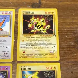 WB Presents POKEMON The First Movie BLACK STAR PROMO SET of 4 cards 1999 - Image 4