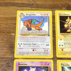 WB Presents POKEMON The First Movie BLACK STAR PROMO SET of 4 cards 1999 - Image 5