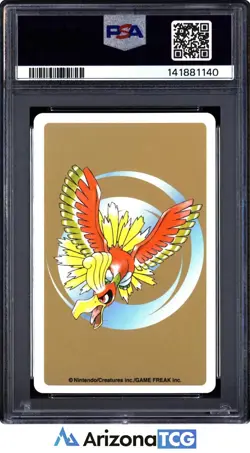 Pokemon 2000 Golduck 5 Of Spades 055 Gold Playing Card Japanese GEM MINT PSA 10 - Image 2