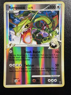 Pokemon Card - Rayquaza C - Supreme Victors 8/147 Reverse Holo Rare MP - Image 1