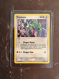 Pokemon TCG Rayquaza Holo Card 9/106 2005 - Image 1