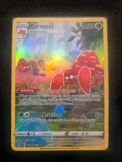 Parasect TG01/TG30 Lost Origin Holo Rare Full Art Pokemon Card NM - Image 1