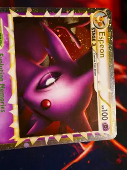 MP Pokemon (Prime) ESPEON Card UNDAUNTED Set 81/90 Ultra Rare Holo Foil HGSS - Image 4