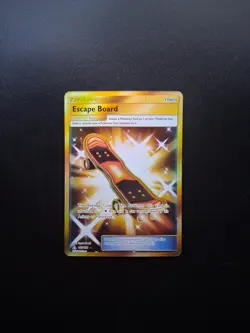Escape Board 167/156 Ultra Prism NM Gold Full Art Secret Rare Pokemon Card - Image 1