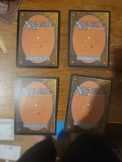 4x Tooth and Claw Tempest Magic the Gathering MTG Card Vintage Rare Red Enchant - Image 2