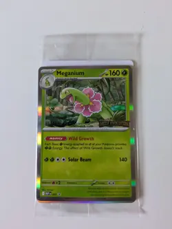 Pokemon TCG Mega Evolution STAFF STAMPED Promo Pack (4 Cards) ENGLISH SEALED - Image 2