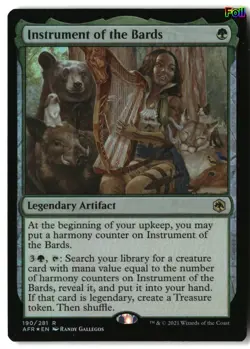 MTG Instrument of the Bards [AFR - 190] LP Foil 4-51 - Image 1