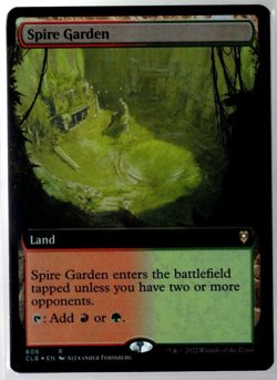 Spire Garden 606 Extended Art Rare Foil Baldur's Gate Magic TCG NM - Image 1