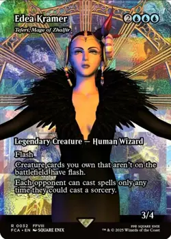 X 1 Edea Kramer - Teferi, Mage of Zhalfir Showcase NM-M FIN 032 MTG Magic - Image 1
