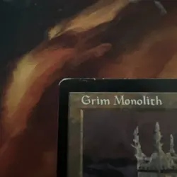 **Grim Monolith** ~Urza's Legacy~ MTG: Magic the Gathering, Heavy Play - Image 3
