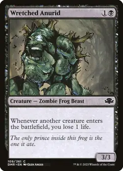 NM Foil Wretched Anurid, MTG, Dominaria Remastered, Magic the Gathering, 109 - Image 1