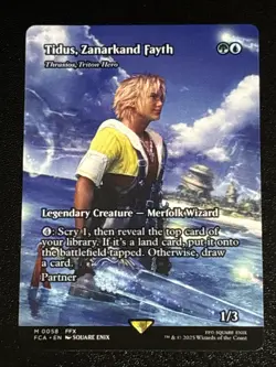 MTG Final Fantasy: Through the Ages Tidus, Zanarkand Fayth 0058 NM Mythic - Image 1