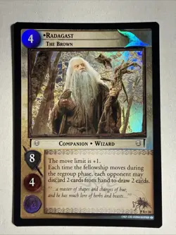 Decipher Lord Of The Rings TCG Foil Radagast The Brown 9R+26 - Image 1