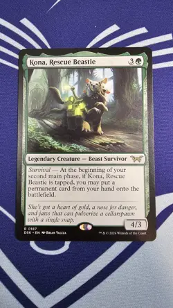 1 X Kona, Rescue Beastie (0187) Duskmourn: House of Horror Regular - Image 1