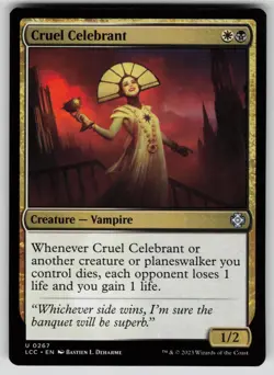 Cruel Celebrant Normal U Commander: The Lost Caverns of Ixalan 267 NM - Image 1