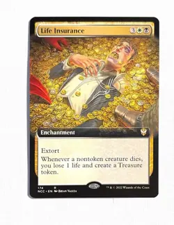 Life Insurance ~ MTG Streets of New Capenna ~ Extended Art #174 - Image 1