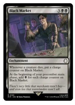 1x MTG Black Market - Fallout Rare! NM Mint! - Image 1