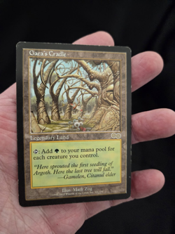 MTG - Gaea’s Cradle – Legendary Land – Urza’s Saga – EX-VG - Image 2