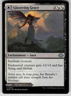 Glasswing Grace Uncommon Modern Horizons 3 254 MTG Near Mint 2024 - Image 1