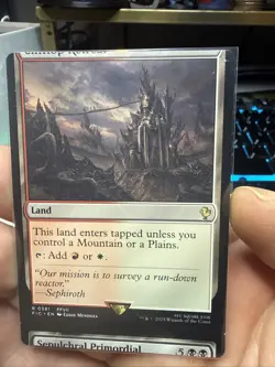 Clifftop Retreat Misprint Miscut Mtg Final Fantasy - Image 1