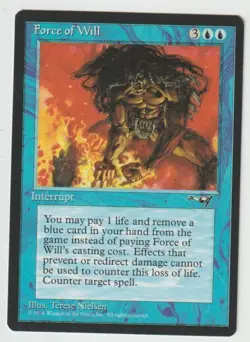 MAGIC THE GATHERING FORCE OF WILL ALLIANCES EDITION MINT/NEAR MINT - Image 1