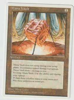 MAGIC THE GATHERING MANA VAULT 4th EDITION MINT/NEAR MINT - Image 1